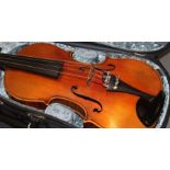 A 19th cent full size german viola , no damages