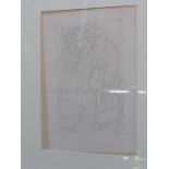 A Picasso etching, titled 'The Family', with Certificate of Authenticity.