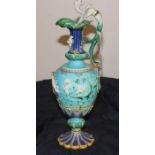 A 19th cent Minton Majolica ewer perfect condition