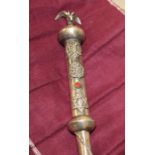Judaica; A late 19th century Russian silver Torah pointer, assayed for 84 zolotniks, Warszawa (