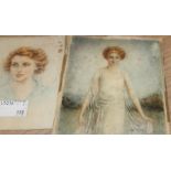 **REOFFER HANSPNS ETWALL SALE 60/80**A collection of four late 19th/early 20th century miniatures,