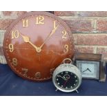 Boardroom clock and two others. (3)