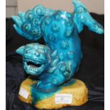 A 19th cent Chinese sancai glazed Fo dog