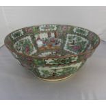 A large Chinese famille rose punch bowl , diameter. 40cm.  **condition: perfect**