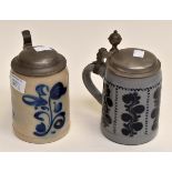 A pair of German Steins/tankards (2)