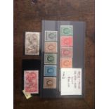 Philately - George VI mint definative set 1/2d - 1 Shilling and 2 seahorse issues