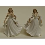 Two female figurines