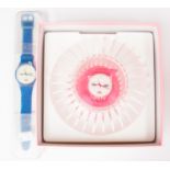 Swatch- Two limited edition Swatch watches designed by Japanese artist  Hideaki Kawashimato