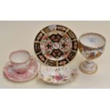 Collection of Royal Crown Derby items including early 20th Century cup and saucer, goblet, small