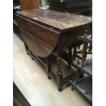 An 18th Century oak gateleg table