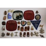 A collection of Boys Brigade badges to include The Queens Badge and also the Presidents Badge