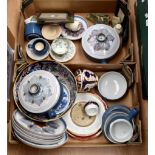 A collection of Denby and other items including frames, tea wares (all A.F)