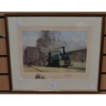 A David Shepherd train print