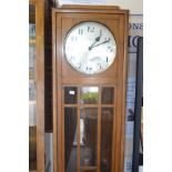 An Art Deco Grandfather clock, James Moore, Derby.