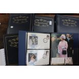 A five volume collection of the Royal Family First Day Covers, The Westminster Collection
