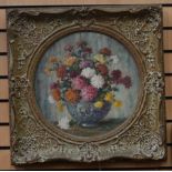 Camille Matisse (French, 19th/20th Century), still life of a bowl of chrysanthemums, signed l.c.,