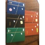 Five stamp albums, comprising GB QE2 mint issues, booklets, some sets of high value (5)
