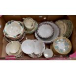 Collection of tea cups and Sheffield early to mid 20th Century