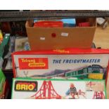 A boxed Hornby Freightmaster set, appears to be complete, together with various accessories (3)