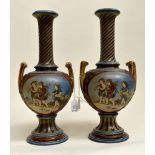A pair of Mettlach vases (2)