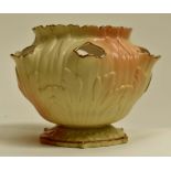 A Locke Worcester blush ivory bulb vase