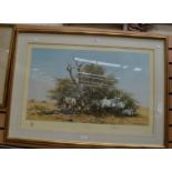 Two David Shepherd prints: 'Greater Kudu' and 'Arabian Oryx'. Both signed and numbered, framed and