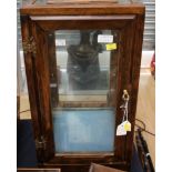 A 20th Century Mahogany Glazed Display Collectors Cabinet,