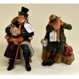A mid 20th Century Royal Doulton Ould Willum and the Coachman figures (2)