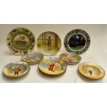 Assorted 20th Century Royal Doulton series ware ceramics, Shakespeare plates/bowls, Bayeux