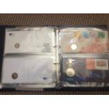 Royal Mail / Royal Mint philatelic numismatic covers in one album