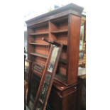 Victorian tall boy and Victorian glazed book case