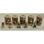 A collection of ten Wedgwood Oakapple Wood including; Rafferty, Harriet, PLume and Hopfellow (5 in