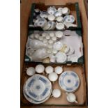 Collection of tea sets including Wedgwood Coalport and Royal Worcester