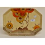 A Clarice Cliff octagonal dish