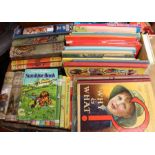 A collection of children's books, to include; Enid Blyton, various annuals, boy's books (Q)