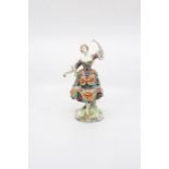 A Samson figure of a dancing lady circa 1890. Size 23cm. high. Condition; Fingers chipped and a chip