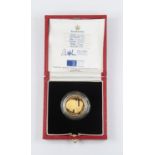 25 pound gold proof, 1997, Guernsey