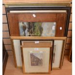 Six assorted watercolour pictures, to include works by J. Billingsley, G. Drummond Fish, R. T.