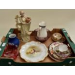 Collection of mixed late 19th Century and 20th Century ceramic and china including Dresden Royal