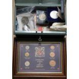 A collection of UK and World coins (1 box)