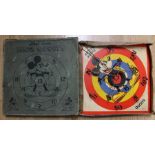 A Mickey Mouse ring quoits game in original box A/F