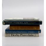 A collection of books relating to Derby China.