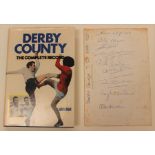 **AWAY CW **Derby County: A signed Derby County: The Complete Record book together with a signed
