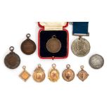 Alice Morton: A collection of assorted medals awarded to Alice Morton (Lucy Morton's sister) to