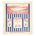 F.A. Cup: An F.A. Cup Semi-Final programme, Chelsea v. Newcastle United, played at Huddersfield