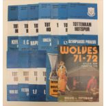 Tottenham Hotspur: A collection of assorted Tottenham Hotspur UEFA Cup programmes to include: 1971-