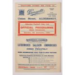 Football League: An Aldershot v. Torquay, Division 3 South programme, 8th September 1934.
