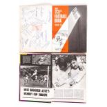 Autographs: A collection of assorted 1960's autographs contained within 'The Topical Times