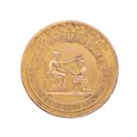 Lucy Morton: A 9ct gold Northern Counties Amateur Swimming Association medal, inscribed to