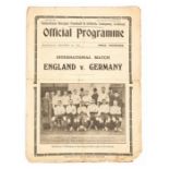 International: An England v. Germany, International Match programme, 4th December 1935, played at